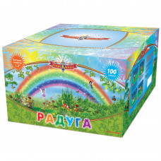Радуга 100 залпов 1,2" батарея салютов PKU377